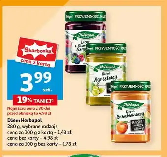 Auchan Dżem agrestowy Herbapol oferta