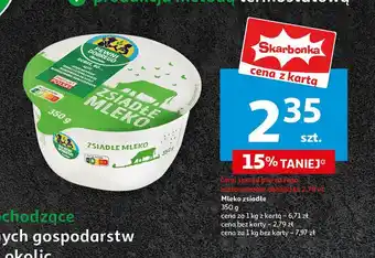 Auchan Mleko zsiadłe Auchan pewni dobrego oferta