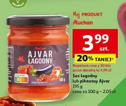 Auchan Ajvar łagodny Auchan oferta