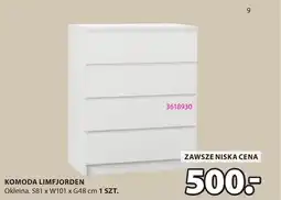 JYSK KOMODA LIMFJORDEN S81 x W101 x G48 cm oferta