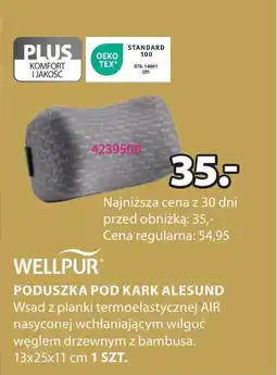 JYSK WELLPUR PODUSZKA POD KARK ALESUND 13x25x11 cm oferta
