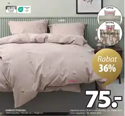 JYSK KOMPLET POŚCIELI 140x200 cm + 70x80 cm oferta
