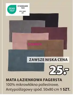 JYSK MATA ŁAZIENKOWA FAGERSTA 50x80 cm oferta