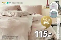 JYSK KOMPLET POŚCIELI SATYNOWEJ INGEBORG 140x200 cm + 70x80 cm oferta