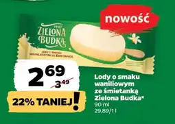 Netto Lody wanilia śmietanka Zielona Budka oferta