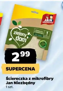 Ścierka z mikrofibry 36 x cm Jan Niezbędny Zielony Dom