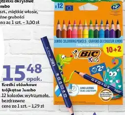 Auchan Kredki ołowkowe Bic Kids oferta