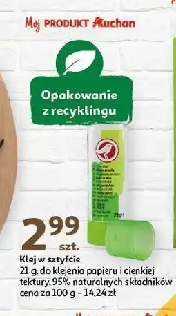 Auchan Klej w sztyfcie Auchan oferta