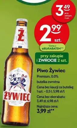 Żabka Piwo Żywiec oferta