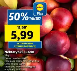 Lidl Nektarynki oferta