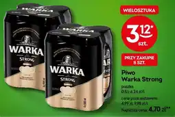 Żabka Piwo Warka Strong oferta