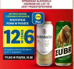 Lidl Piwo Perlenbacher Pils oferta