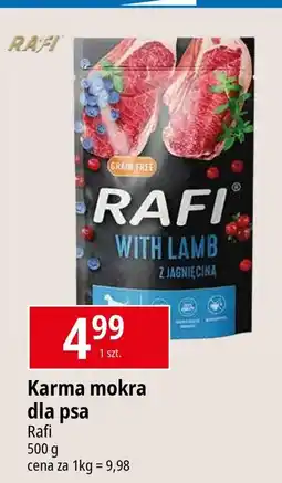 E.Leclerc Karma dla psa z jagnięciną borówką i żurawiną Rafi oferta