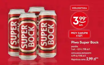 Żabka Piwo Super Bock oferta