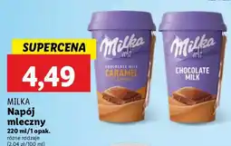 Lidl Napój chocolate caramel Milka oferta