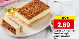 Lidl Sernik w stylu amerykańskim Chojecki oferta