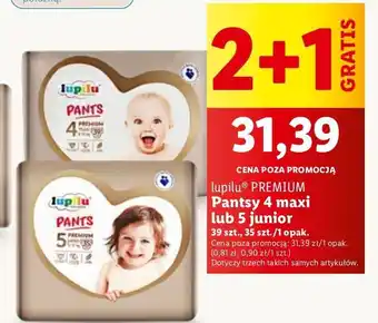 Lidl Pieluchomajtki 4 Lupilu Pants Premium oferta