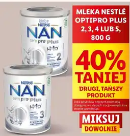 Lidl Mleko 2 Nestle Nan Optipro Plus Hm-O oferta