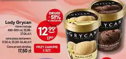 Żabka Lody Grycan oferta