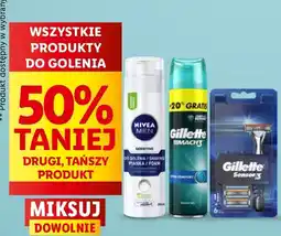 Lidl Pianka do golenia natychmiastowa ochrona Nivea Men Sensitive oferta