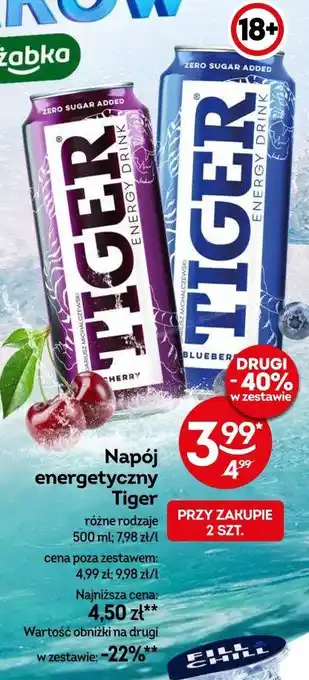 Żabka Napój energetyczny Tiger oferta