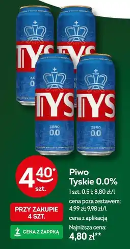 Żabka Piwo Tyskie 0.0% oferta