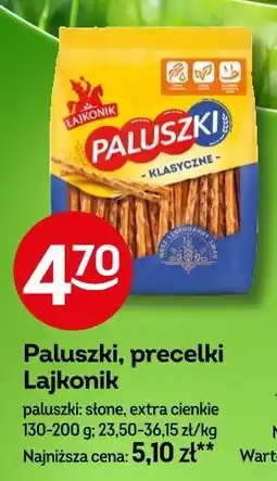 Żabka Paluszki, precelki Lajkonik oferta