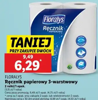 Lidl Ręcznik papierowy Floralys oferta