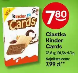 Żabka Ciastka Kinder Cards oferta
