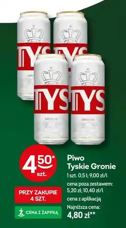 Żabka Piwo Tyskie Gronie oferta