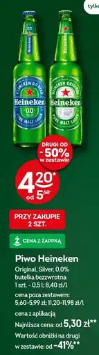 Żabka Piwo Heineken oferta