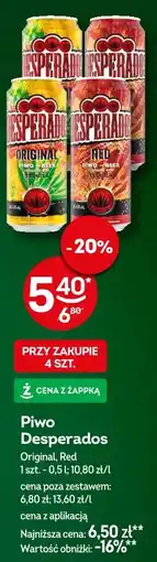 Żabka Piwo Desperados oferta