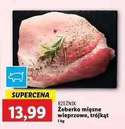 Lidl Żeberko wieprzowe mięsne trójkąt Rzeźnik codzienna dostawa oferta