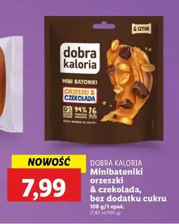 Lidl Mini batoniki czekolada i orzeszki Dobra kaloria oferta