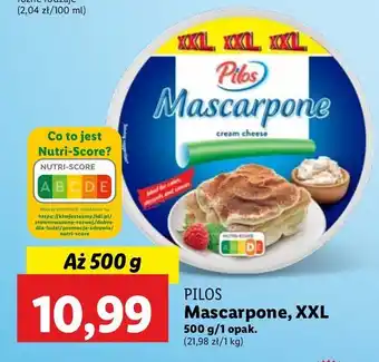 Lidl Serek mascarpone Pilos oferta