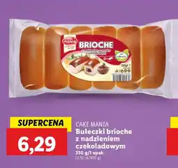 Lidl Bułeczki brioche czekoladowe Cake mania oferta