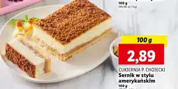 Lidl Sernik w stylu amerykańskim Chojecki oferta