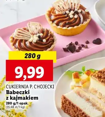 Lidl Babeczki z kajmakiem Chojecki oferta