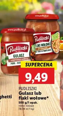 Lidl Flaki wołowe po zamojsku Pudliszki oferta