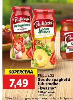Lidl Sos słodko-kwaśny łagodny do ryżu Pudliszki oferta