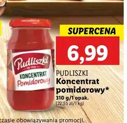 Lidl Koncentrat pomidorowy 30 % Pudliszki oferta