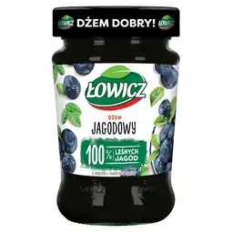 Społem Łowicz Dżem jagodowy o obniżonej zawartości cukrów 280 g oferta