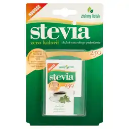 Zielony listek Stevia Słodzik naturalnego pochodzenia 13,8 g (250 tabletek)