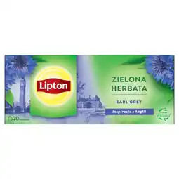 Kaufland Lipton Zielona herbata Earl Grey 32 g (20 torebek) oferta