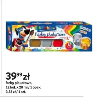 Empik Farby plakatowe Bambino oferta