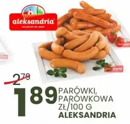 PARÓWKI, PARÓWKOWA ALEKSANDRIA, 100 G