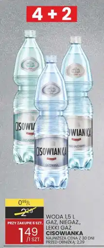 Wafelek WODA CISOWIANKA, 1,5 L oferta