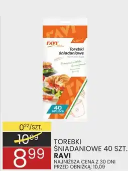 Wafelek TOREBKI ŚNIADANIOWE RAVI, 40 SZT. oferta