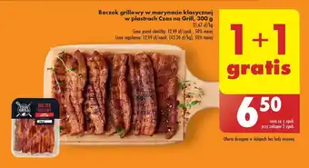Biedronka Boczek grillowy w marynacie klasycznej w plastrach Czas na Grill, 300 g oferta