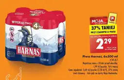 Biedronka Piwo Harnaś, 500 ml oferta